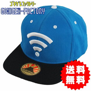 Wi-Fiくん / FREE ゴキゲンCAP BBCAP おもしろキャップ 帽子 男女兼用 プレゼント ギフト 綿100% ゴキゲンファクトリー gokigen-factoryの画像