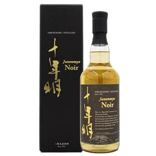 若鶴 十年明（じゅうねんみょう）Noir（ノワール） 若鶴酒造 700ml 箱付 ジャパニーズ ウイスキーの画像