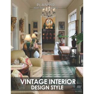 Vintage Interior Design Style Planner 2022-2023 | 15 Months: An Amazing Organizer You Must Have In Your Bag Mix With High Quality Designs Of Vintage Interior Design Style Bonus Pages Insideの画像