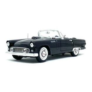 1956 Ford Thunderbird Brack Motormax 1/18 【全国送料無料】 フォード サンダーバード 黒 モーターマックス ミニカー アメ車 クラシックの画像