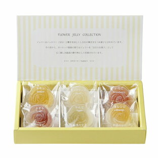 ギフト 贈り物 彩果の宝石 フラワーゼリーコレクション R-6 個包装 御礼 内祝 洋菓子 手土産の画像