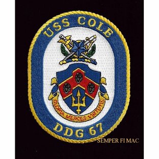 ピンバッジ USS COLE DDG-67 PATCH DESTROYER PIN UP Al-Qaeda attack US MARINES NSの画像