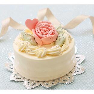 バタークリームケーキ 4号 誕生日ケーキ お祝いの画像
