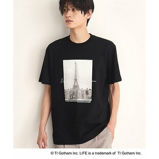 THE SHOP TK (Men)/ザ ショップ ティーケー【GOOD ROCK SPEED × LIFE PICTURE COLLECTION 別注】Parisグラフィック半袖Tシャツ(20023 クロ019 トップス【三越伊勢丹/公式】の画像