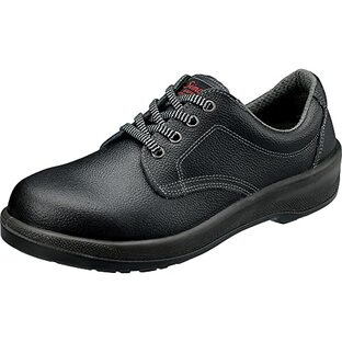 [シモン] 安全靴 短靴 JIS規格 耐滑 快適 軽量 クッション 紐 7511 ブラック 26.0 cm 3Eの画像