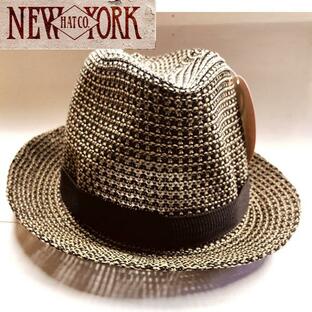 【売り尽くし】NEW YORK HAT two stitch fedora ニューヨークハット ワークキャップ 帽子インポートブランド 茶色  帽子 中折れ ソフト柔らかいの画像