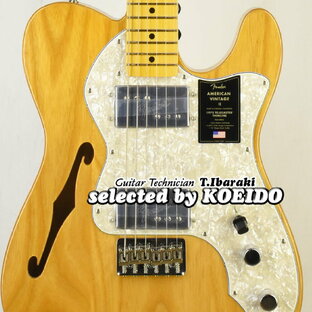 【New】Fender American Vintage II 1972 Telecaster Thinline MN Aged Natural(selected by KOEIDO)店長厳選最新シンライン！ フェンダー 光栄堂の画像