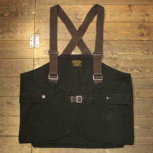 AT-DIRTY"GAME VEST"BLACK【AT-DIRTY】(アットダーティー)正規取扱店(Official Dealer)Cannon Ball(キャノンボール)【あす楽対応/送料無料/ワークベスト/ワーカーズ/ブラックピケ/PICKET】の画像
