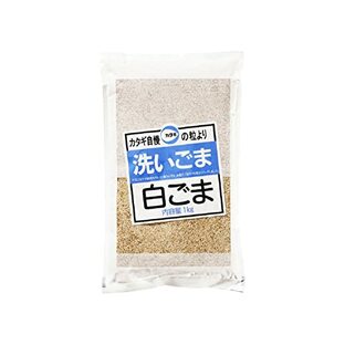 カタギ食品 洗いごま 白 1kgの画像