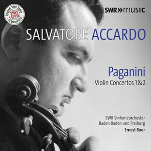 サルヴァトーレ・アッカルド パガニーニ ヴァイオリン協奏曲第1番 第2番 SWR19019CDの画像