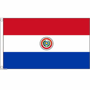 【送料無料】 国旗 パラグアイ共和国 150cm × 90cm 特大 フラッグ 【受注生産】の画像