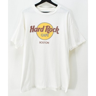 【ヴィンテージ古着】Hard Rock CAFE / ハードロックカフェ ロゴ プリントTシャツ USA製 BOSTONの画像