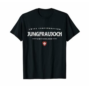 Jungfraujoch スイスロゴ - ユングフラウヨッホ スイス Tシャツの画像