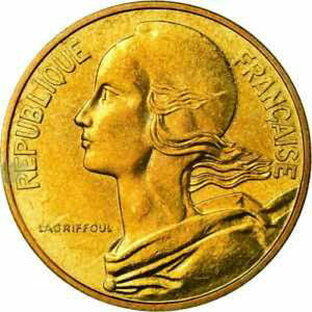 アンティークコイン コイン 金貨 銀貨 Coin, France, Marianne, Centimes, 1983, Paris, MSの画像