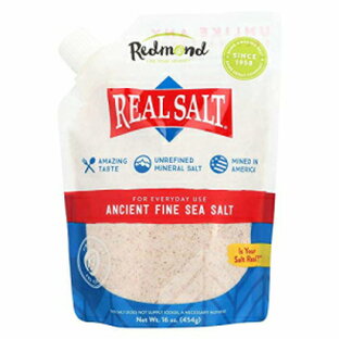 本物の塩、海塩、古代、上質、PCH、6 個パック、サイズ 453.6g - 人工成分不使用 REAL SALT, SEA SALT, ANCIENT, FINE, PCH, Pack of 6, Size 16 OZ - No Artificial Ingredientsの画像