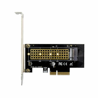 AREA NVMeのGETA SD-PE4M2-B NVMe M.2 SSDをPCI Express×4に接続するボードの画像