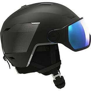 サロモン(SALOMON) スキーヘルメット スノーボードヘルメット PIONEER LT VISOR (パイオニア LT バイザー) メンズ L41199900 L 5962 BLACKの画像