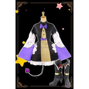 魔王城でおやすみ 風 さっきゅん コスプレ衣装 cosplayコスチューム 靴 追加可 変装 舞台 仮装 祭りの画像