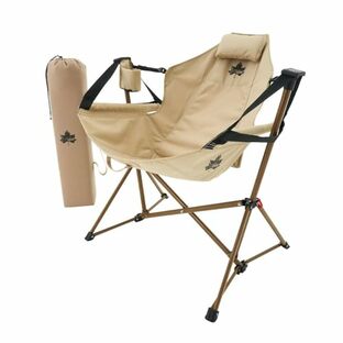 ロゴス(LOGOS) Tradcanvas ゆらゆらハンモックチェア 73173159 リクライニング キャンプ 椅子 折り畳み 耐荷重130kgの画像