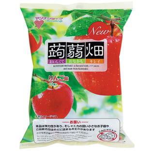 マンナンライフ 蒟蒻畑 ゼリー まとめ買い りんご味 12個×12袋の画像