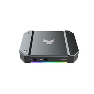 ASUS TUF GAMING CAPTURE BOX CU4K30 ゲームキャプチャーボックス 4K対応 / ゲーム実況 録画 配信 会議 向け/ウェブカメラ PS5 PS4Pro Switch Mac Windows/OBS 公式承認モデル / USB3.2接続 / ボイスチャット録音機能の画像