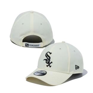 NEW ERA CAP ニューエラ 9FORTY MLB シカゴ・ホワイトソックス ウーブンパッチ クロームホワイト 14109667 キャップ 帽子 送料無料の画像