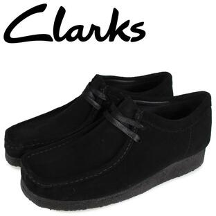 クラークス Clarks ワラビー ブーツ メンズ WALLABEE ブラック 黒 26155519の画像