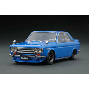 イグニッションモデル 1/43 ダットサン ブルーバード クーペ (KP510) ブルーignition model 1/43 Datsun Bluebird Coupe (KP510) Blueの画像