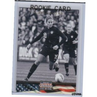 【品質保証書付】 トレーディングカード CARLI LLOYD ROOKIE CARD Team USA 2012 Panini SOCCER RC Olympics TOKYO RED HOT!の画像