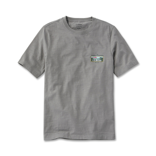 《公式》Tシャツ（半袖）/メンズ/Gray/ジャパン・フィット レイクウォッシュ・オーガニック・コットン・グラフィック・ティ/Men's Japan Fit Lakewashed Organic Cotton Graphic Tee/M/L.L.Bean（エルエルビーン）の画像