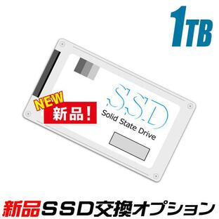 新品SSD 1TB(1000GB) 新品ストレージ交換サービス まーぶるPCの中古パソコンご購入時オプションの画像