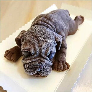 【送料無料】犬 のための かわいい ムース ケーキ 3D シャーペイ 型 アイス クリーム ゼリー プディング ブラスト クーラー フォンダン ツール 装飾の画像