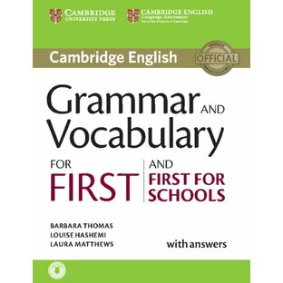 Cambridge Grammar and Vocabulary for First Schools Book with answers Audioの画像