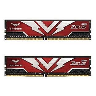 TEAMGROUP T-Force Zeus DDR4 64GB キット (32GB x 2) 3200MHz (PC4 25600) CL20 デスクトップ ゲーミングメモリモジュール Ram TTZD464G3200HC20DC01の画像