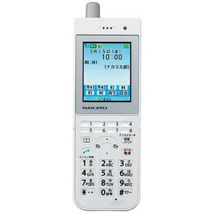 NAKAYO ナカヨ NYC-8DCLAW PHS方式マルチゾーン対応デジタルコードレス電話機A 白の画像