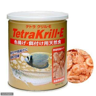 テトラ クリル−Ｅ １００ｇ 大型魚 アロワナ 餌 エサ 色揚げ 餌付け用天然餌 オキアミ 乾燥フード 熱帯魚 海水魚の画像