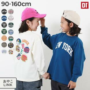 長袖tシャツ キッズ 子供服 女の子 ロンt 男の子 ゆったりサイズ 綿100% デビラボ BIGシルエット 袖リブ デビロック devirock 24AW_デビラボ 24AW_防災の画像