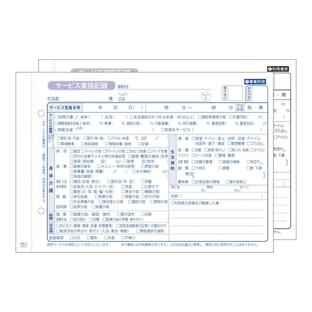 大黒工業 訪問介護伝票 訪問介護サービス実施記録 HK-1 複写 50組x10冊の画像
