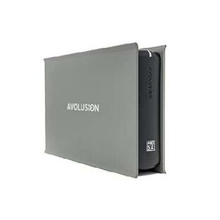 Avolusion PRO-5Xシリーズ 4TB USB 3.0 外付けゲーミングハードドライブ PS5ゲームコンソール用 (グレー)の画像