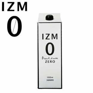 IZM 酵素ドリンク ZERO izm-zero 1000ml イズム ゼロ 3 peach taste ピーチ リニューアル 腸内フローラ ダイエット ファスティング 酵素 乳酸菌 正規販売店 正規品の画像