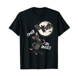 ラット Cute Angel Bat Rats Tシャツの画像