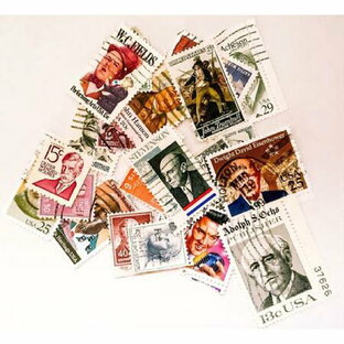 海外使用済み切手/30枚人物1 かわいい おしゃれ 外国の切手 古切手 コラージュ 素材 スクラップブッキング ラッピング ギフトの画像