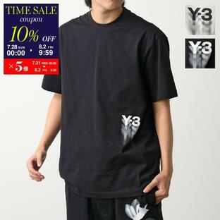 Y-3 ワイスリー Tシャツ GFX SS TEE グラフィックス ショートスリーブ ティー IZ3123 IZ3124 メンズ コットン 半袖 クルーネック ロゴT カラー2色の画像