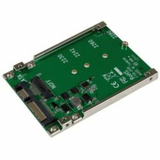 StarTech.com HDDコンバーター/M.2 SATA SSD - 2.5インチ SATA/アダプタ基盤(SAT32M225) 目安在庫=○の画像