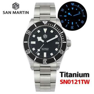 腕時計sn0121tサファイアnh35自動セラミックベゼル30bar BGW-9発光39mm腕時計の画像