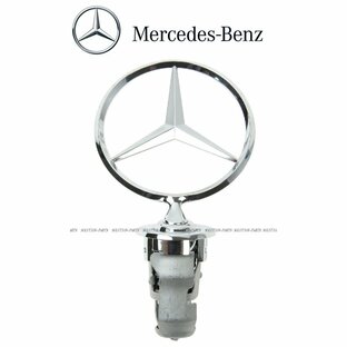 【正規純正品】 Mercedes-Benz ベンツ フロント メルセデス スター マスコット エンブレム W123 W124 W126 W201 1248800086の画像