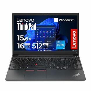 【公式】Lenovo ThinkPad E15 Gen 4 ノートパソコン ビジネス 15.6型 FHD IPS液晶 インテル® Core™ i5-1235U プロセッサー 16GB 512GB SSD プライバシーシャッター付きwebカメラ 無線LAN 21E6S0WG00 Windows 11 Proの画像