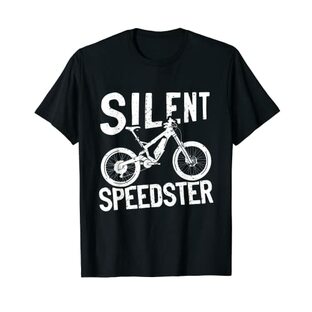 サイレントスピードスター 電動自転車 マウンテンバイク E-バイカー Tシャツの画像