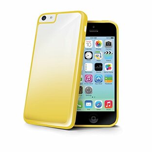 Muvit 【iPhone5c対応シェードカラーハードケース】 Hard cover with yellow shaded rigid rear and rubber frame MUSUN3603の画像