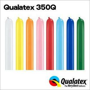 Qualatex Balloon 350Q スタンダードカラー 単色 約100入 マジックバルーン ペンシルバルーン クオラテックス バルーン 風船 飾り デコレーションの画像